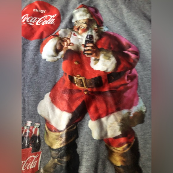 Stunningly, perfect condition, vintage Coca-Cola, Santa tee - Picture 6 of 7